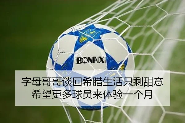 字母哥哥谈回希腊生活只剩甜意 希望更多球员来体验一个月 | BSports